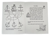 
              12 Mini Pirate Sticker Activity Books - Anilas UK
            
