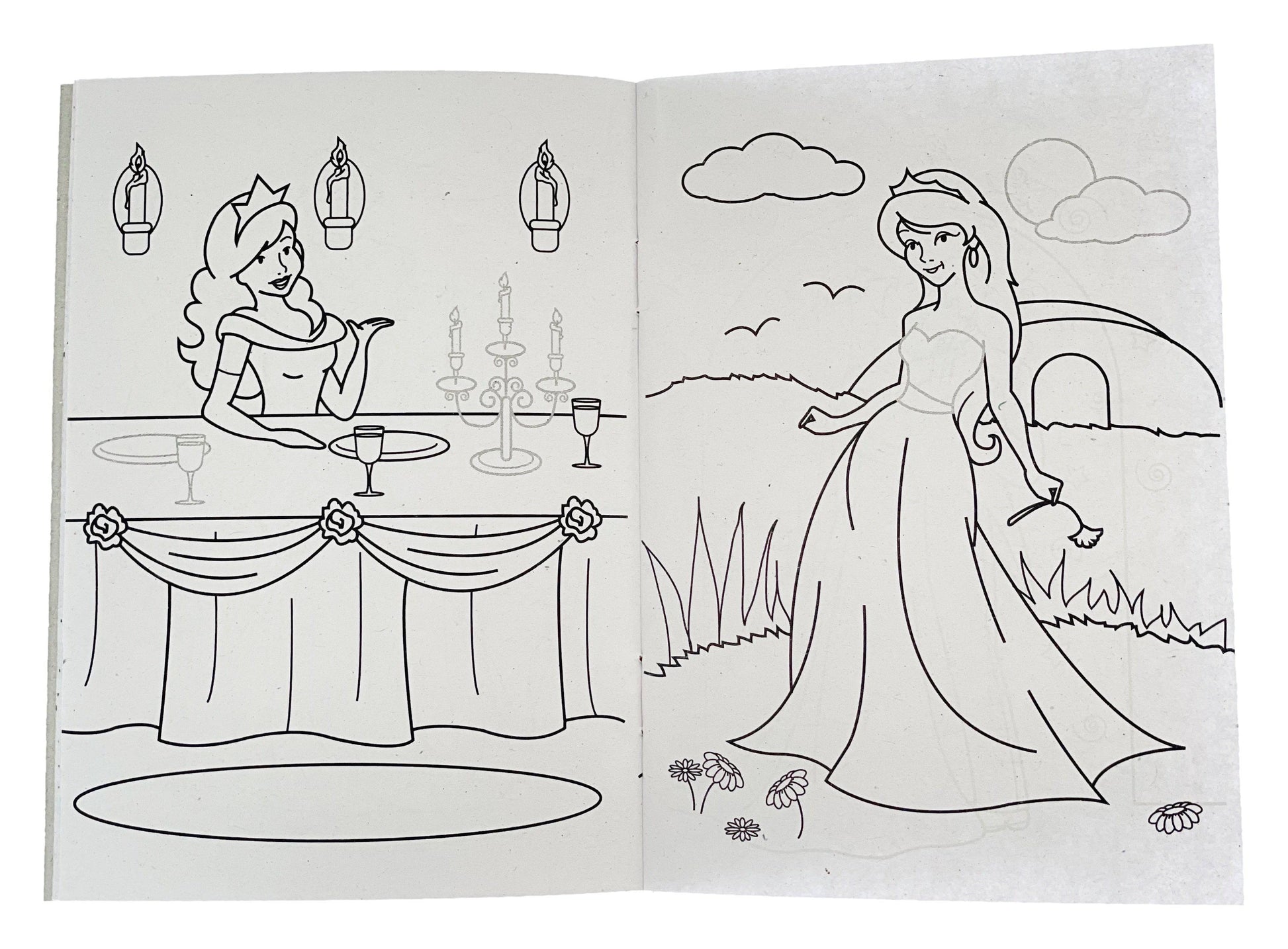 12 Mini Princess Sticker Activity Books - Anilas UK