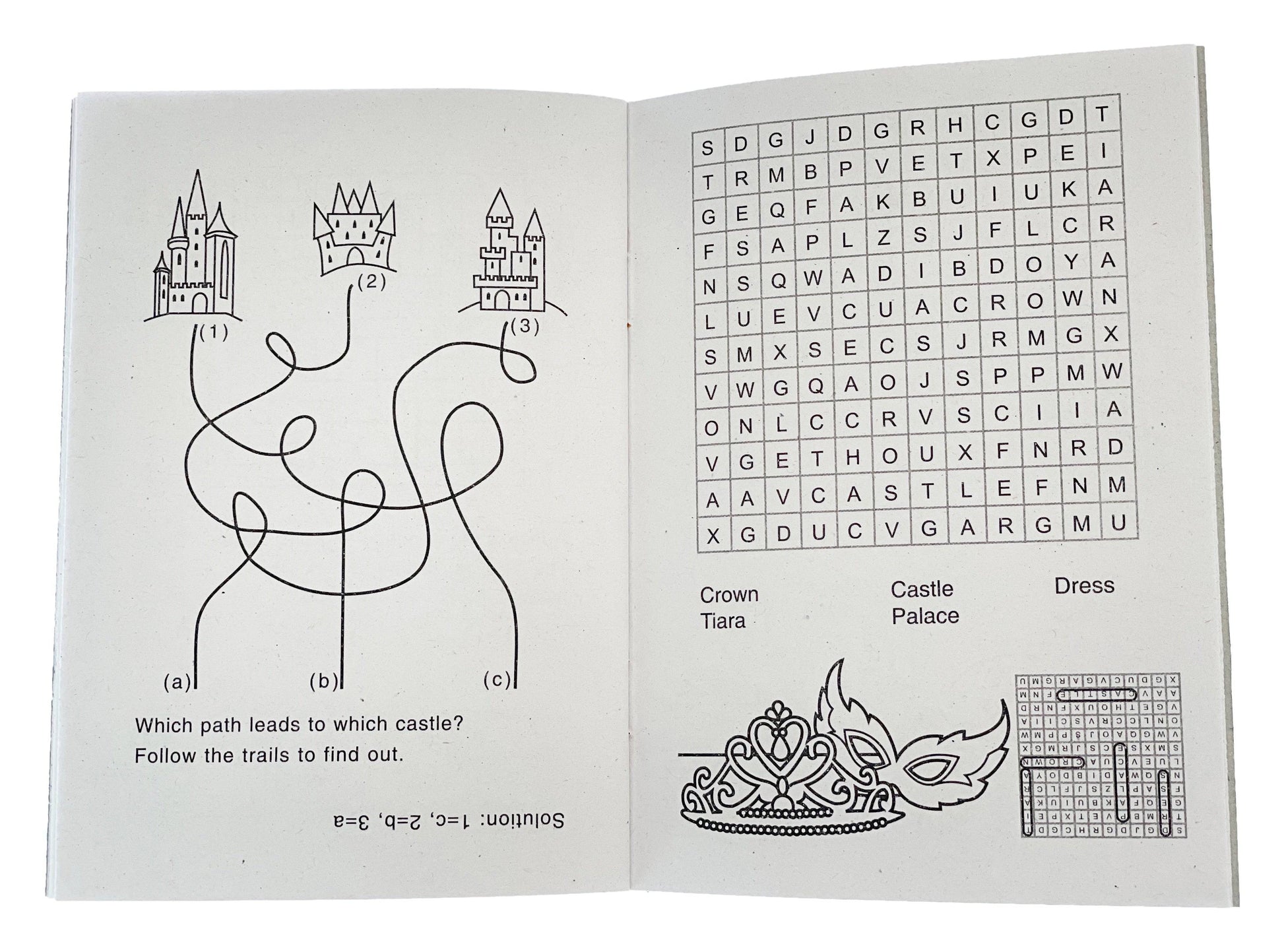 12 Mini Princess Sticker Activity Books - Anilas UK