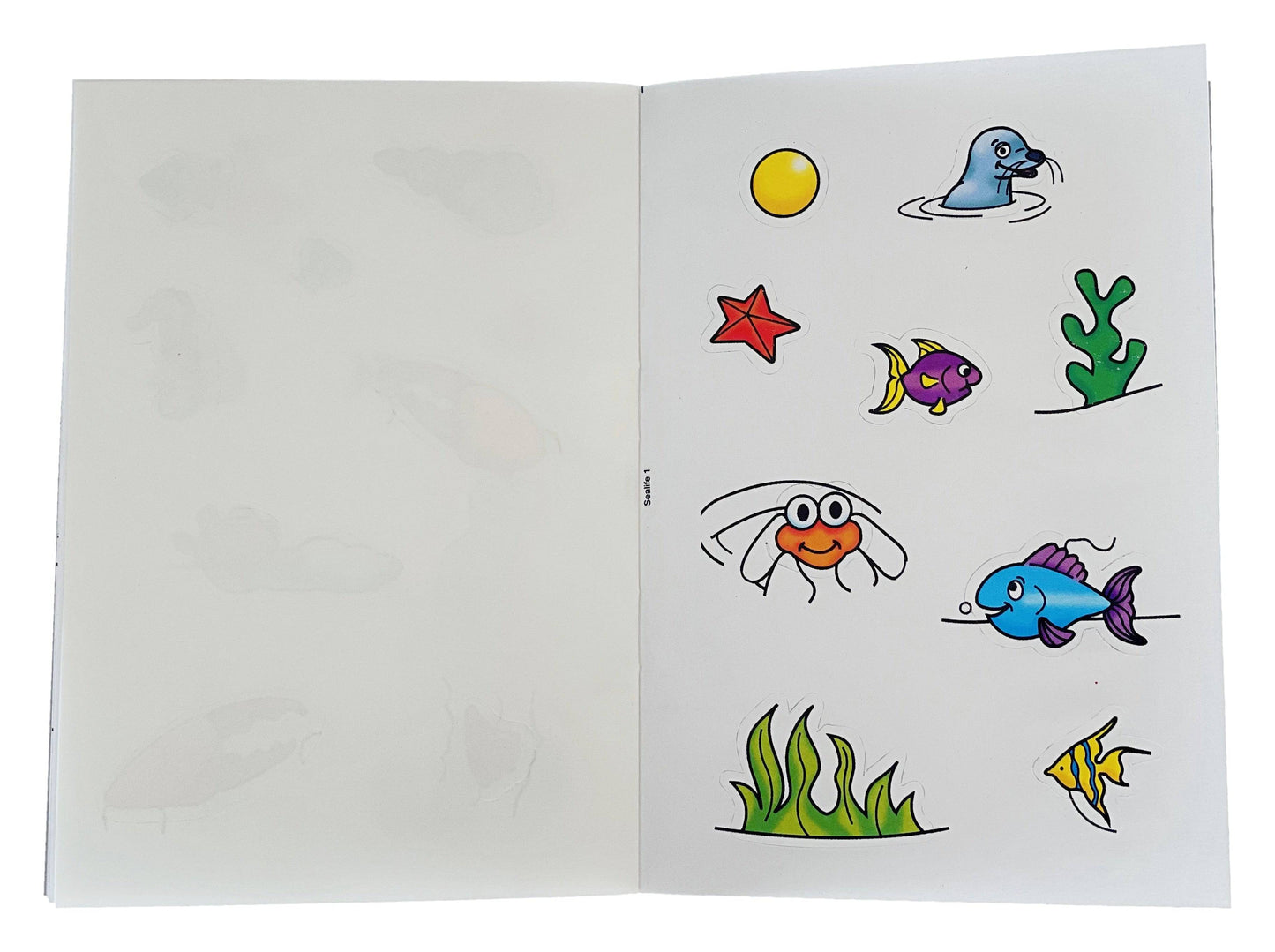 12 Mini Sea Life Sticker Activity Books - Anilas UK