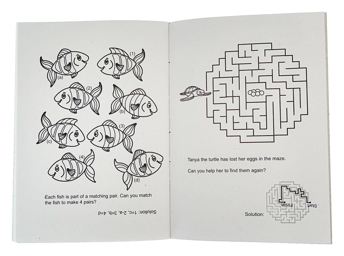 12 Mini Sea Life Sticker Activity Books - Anilas UK