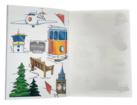 
              12 Mini Transport Sticker Activity Books - Anilas UK
            