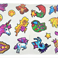 12 Mini Unicorn Sticker Activity Books - Anilas UK