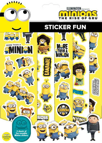 Minions Sticker Set - Anilas UK