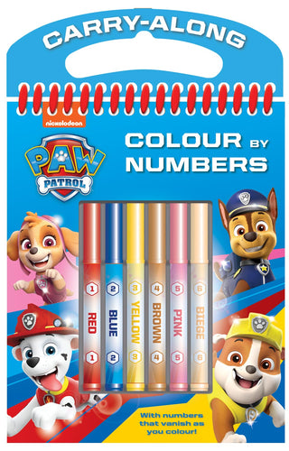Paw Patrol Colour by Numbers - Anilas UK
