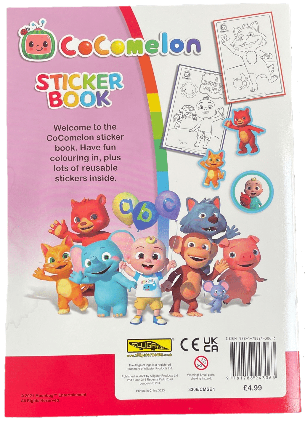 Cocomelon Sticker Book - Anilas UK