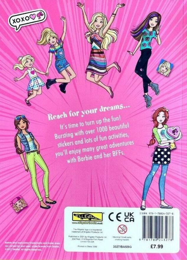 Barbie Sticker Burst Book - Anilas UK
