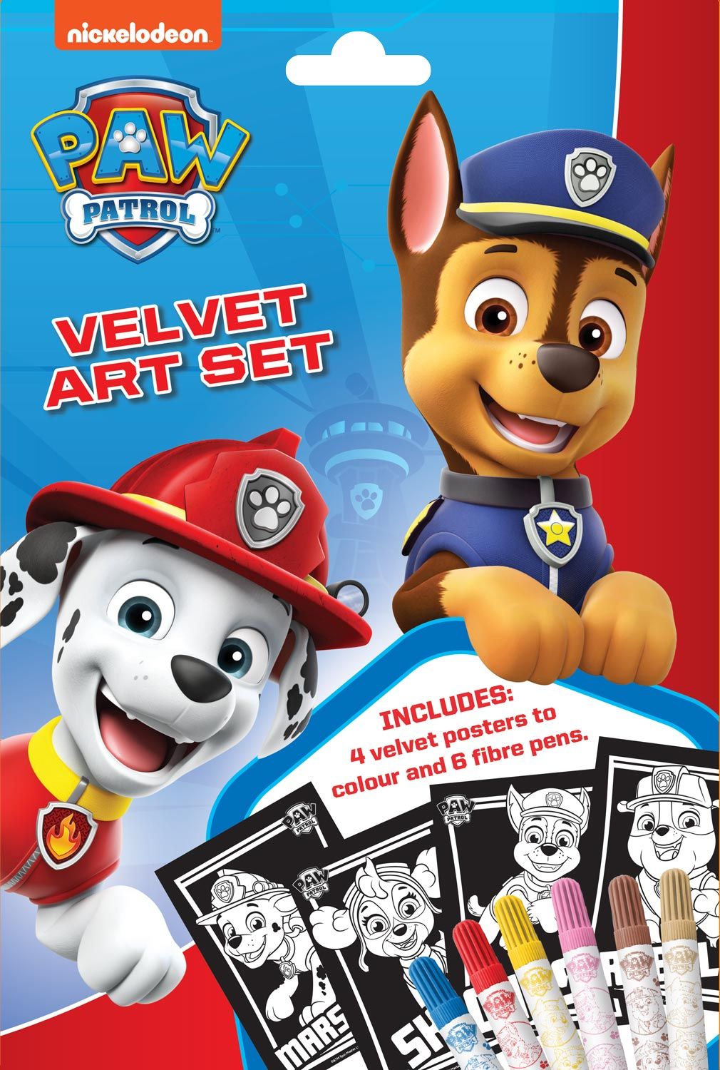Paw Patrol Velvet Art Set - Anilas UK