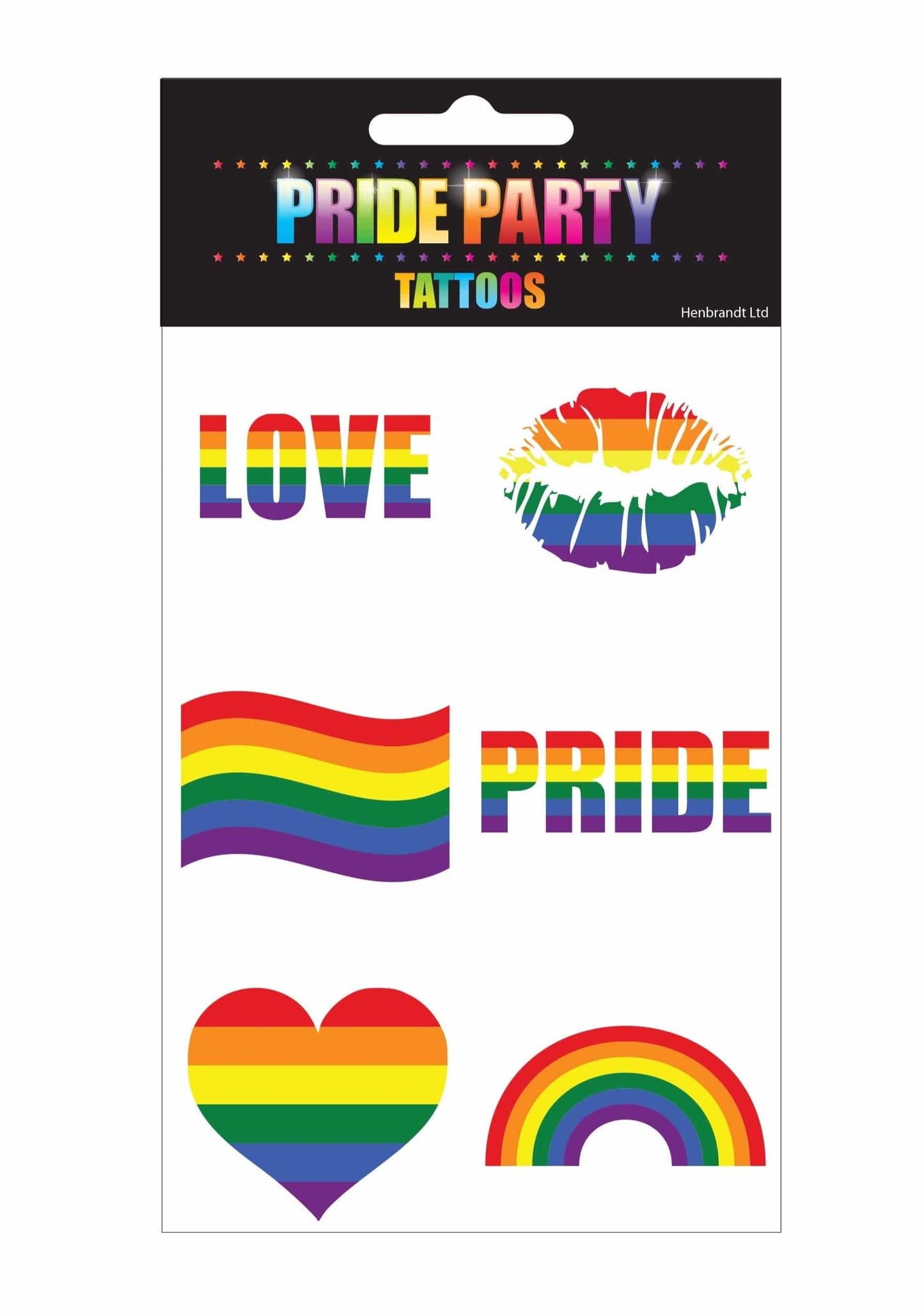 Pride Temporary Tattoos - Anilas UK