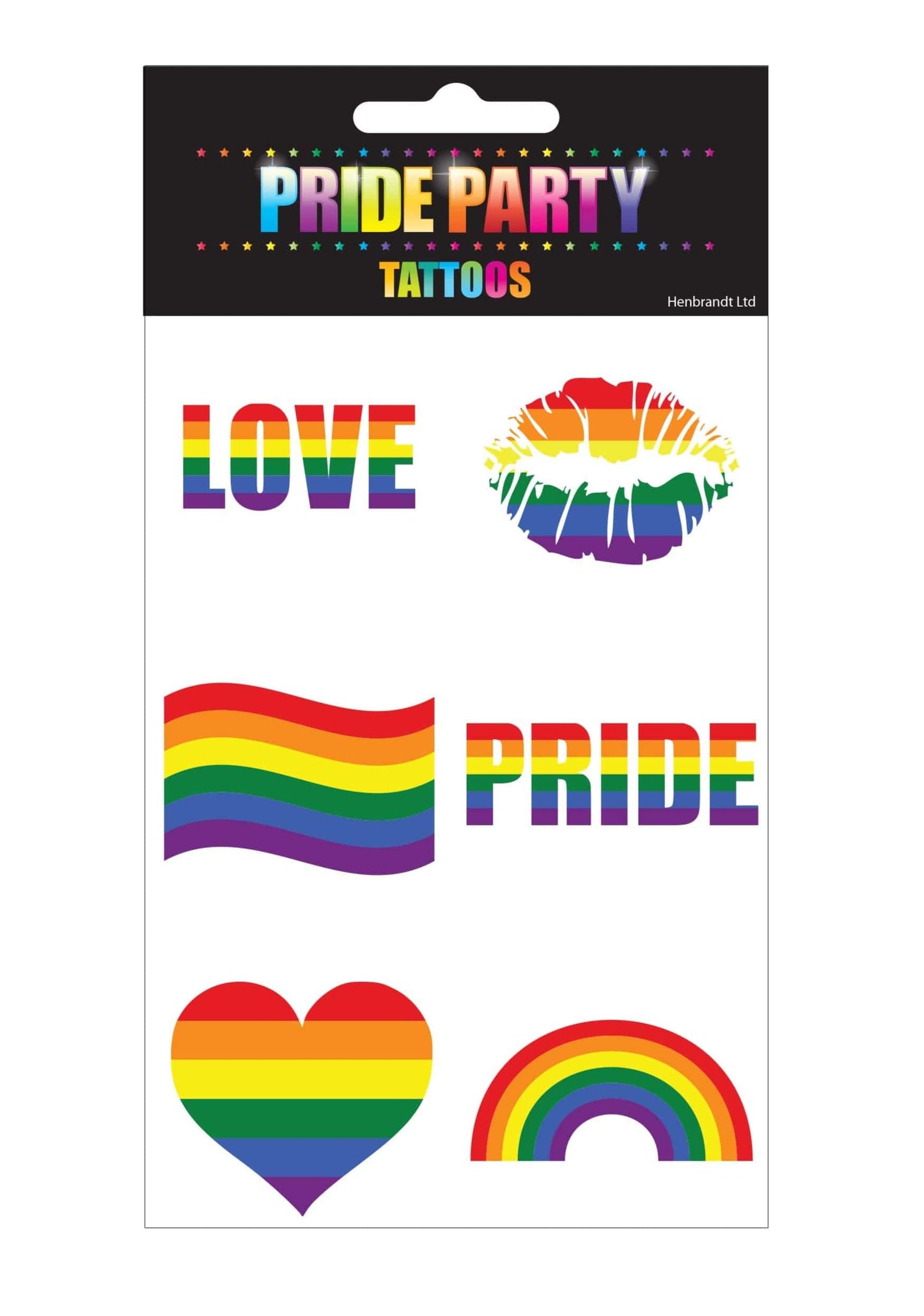 Pride Temporary Tattoos - Anilas UK