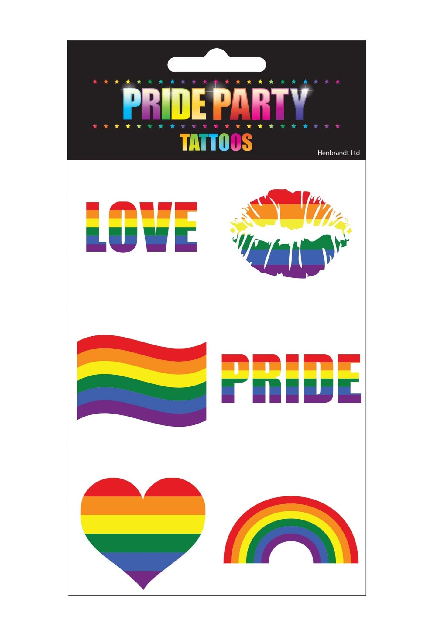 Pride Temporary Tattoos - Anilas UK