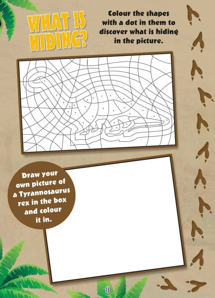 Dinosaur Sticker Burst Book - Anilas UK