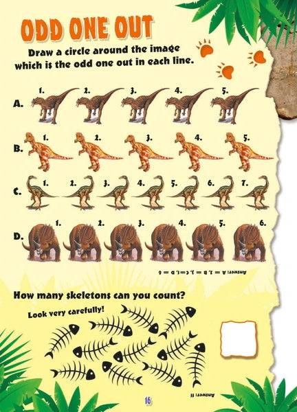 Dinosaur Sticker Burst Book - Anilas UK