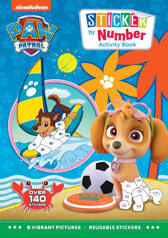 Paw Patrol Sticker by Number Activity Book - Anilas UK