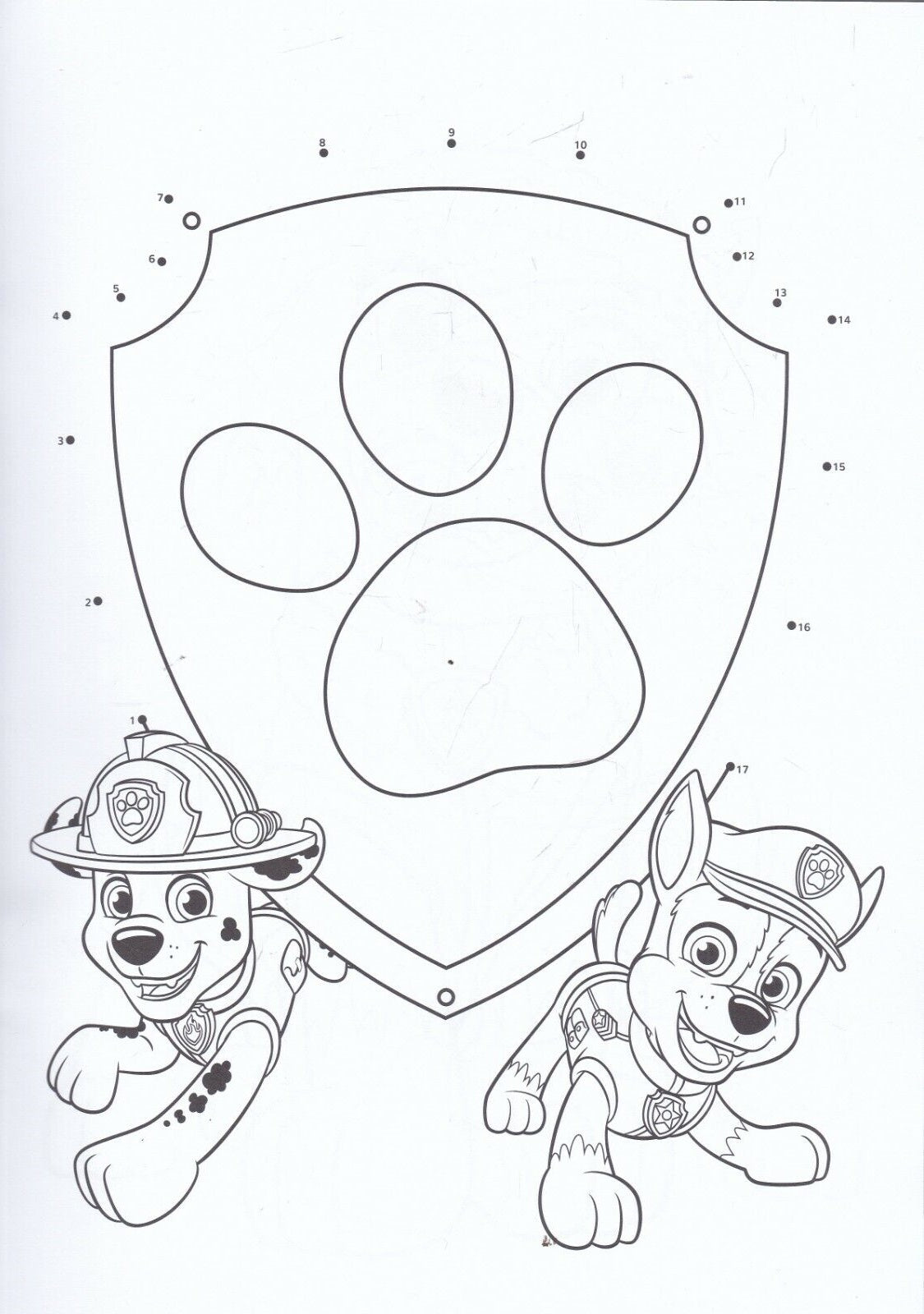 Paw Patrol Dot-to-dot Book - Anilas UK