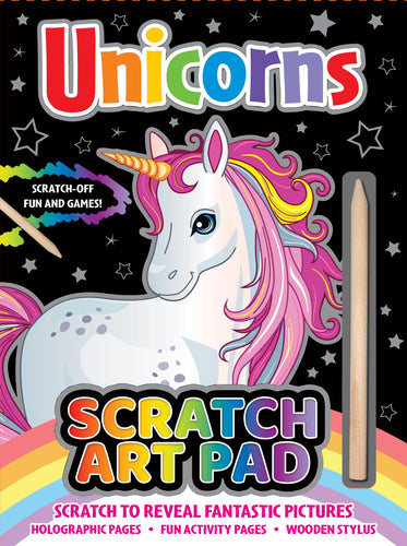 Unicorns Scratch Art Pad - Anilas UK