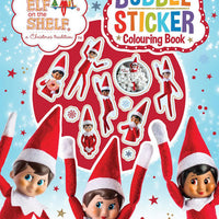 the Elf on the Shelf Bubble Sticker Colouring Book - Anilas UK