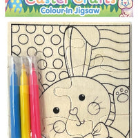 Wooden Mini Colour Your Own Easter Jigsaw Puzzle - Anilas UK