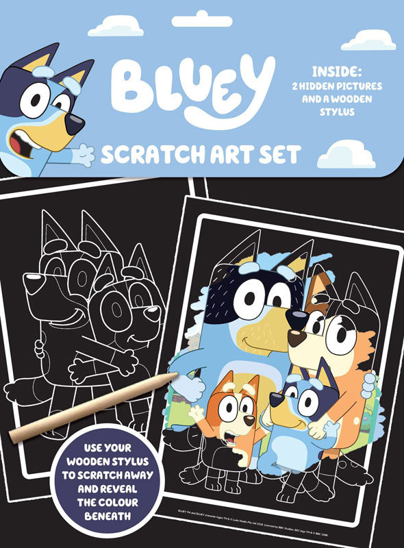 Bluey Scratch Art Set - Anilas UK