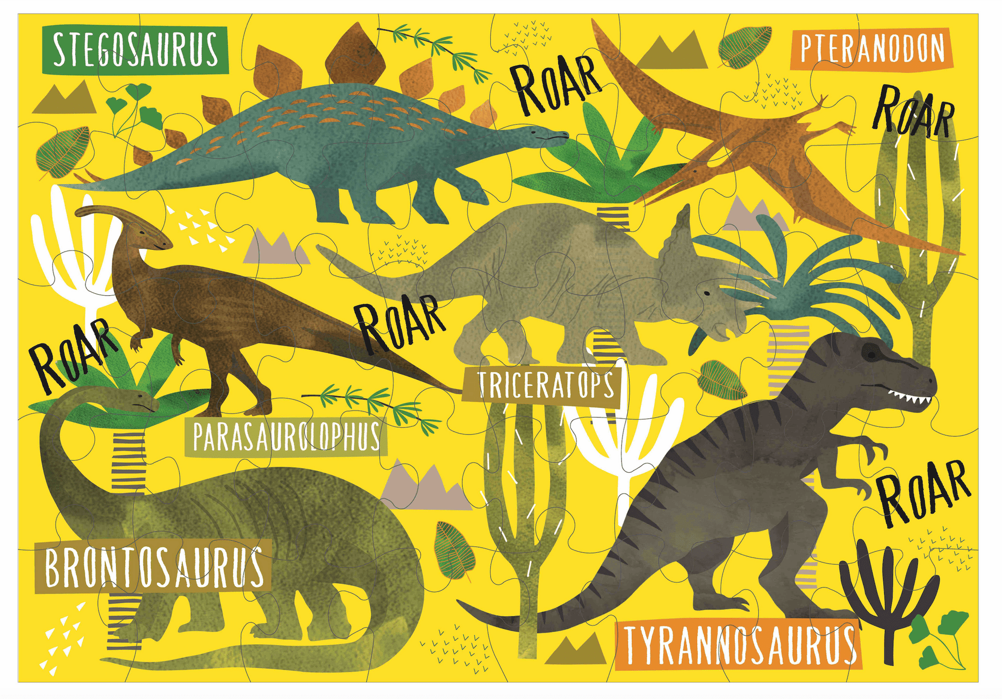 Dino & Friends Jigsaw Puzzle - Anilas UK