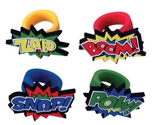 12 Superhero Rings - Anilas UK