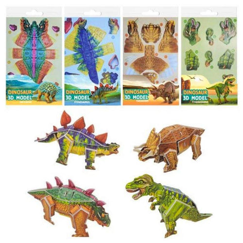 Dinosaurs 3D Puzzles Set of 4 - Anilas UK