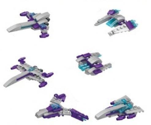 Space War Themed Building Brick Spaceship - Anilas UK