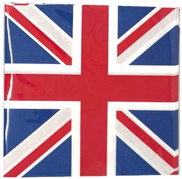 Union Jack Napkins (Pack of 10) - Anilas UK