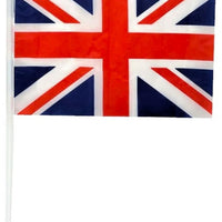 Union Jack Hand Flag (28 x 20 cm) (Pack of 24) - Anilas UK