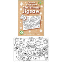 Mini Colour Your Own Christmas Jigsaw Puzzles - Anilas UK