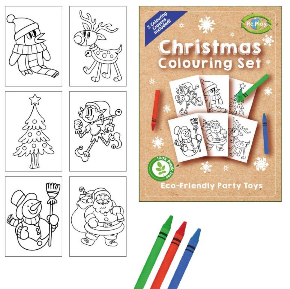 Sustainable Christmas Colouring Sets - Anilas UK