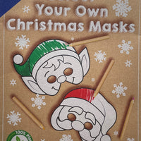 Colour Your Own Christmas Masks - Anilas UK