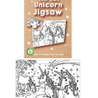 12 Mini Colour Your Own Unicorn Jigsaw Puzzles - Anilas UK