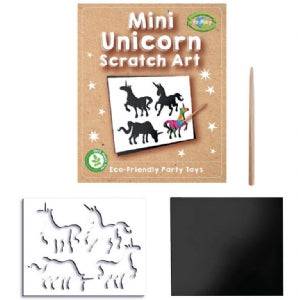 12 Mini Unicorn Scratch Art Sheets - Anilas UK