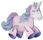12 Mini Sustainable Cardboard Unicorn Puzzles - Anilas UK