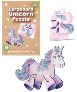 12 Mini Sustainable Cardboard Unicorn Puzzles - Anilas UK
