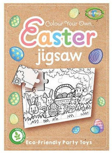 12 Mini Colour Your Own Easter Jigsaw Puzzles - Anilas UK