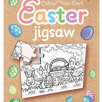 12 Mini Colour Your Own Easter Jigsaw Puzzles - Anilas UK