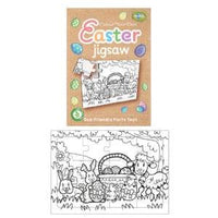 12 Mini Colour Your Own Easter Jigsaw Puzzles - Anilas UK