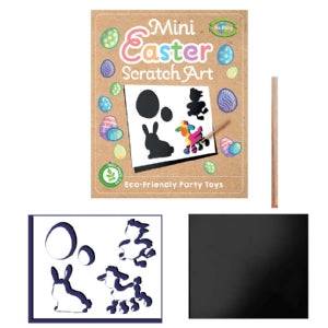 12 Mini Easter Scratch Art Sheets - Anilas UK