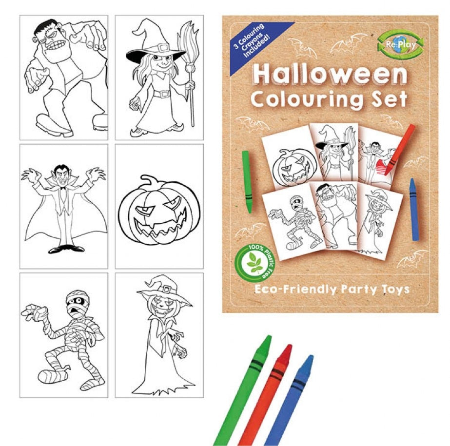 Sustainable Halloween Colouring Sets - Anilas UK