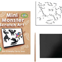 12 Mini Monster Scratch Art Sheets - Anilas UK