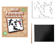 12 Mini Football Scratch Art Sheets - Anilas UK