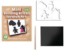 12 Mini Bricks Scratch Art Sheets - Anilas UK