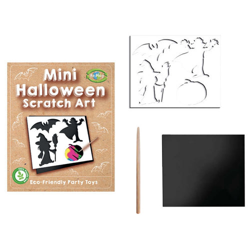 Mini Halloween Scratch Art Sheet - Anilas UK