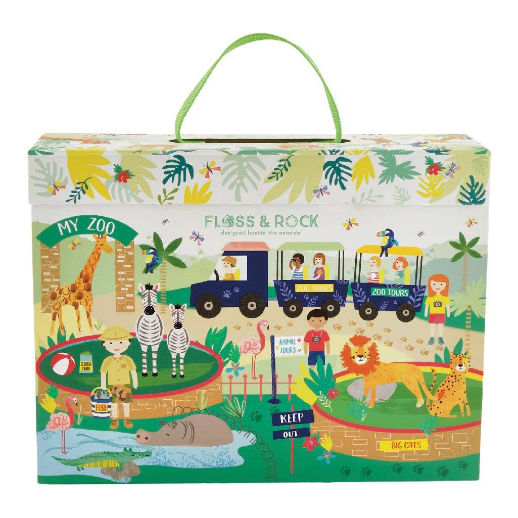 Jungle Playbox with Wooden Pieces - Anilas UK
