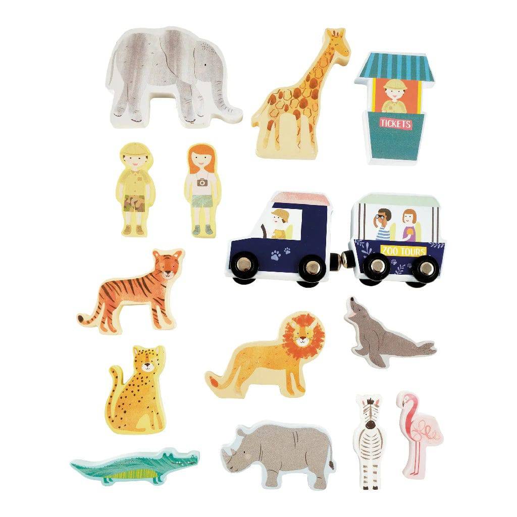 Jungle Playbox with Wooden Pieces - Anilas UK