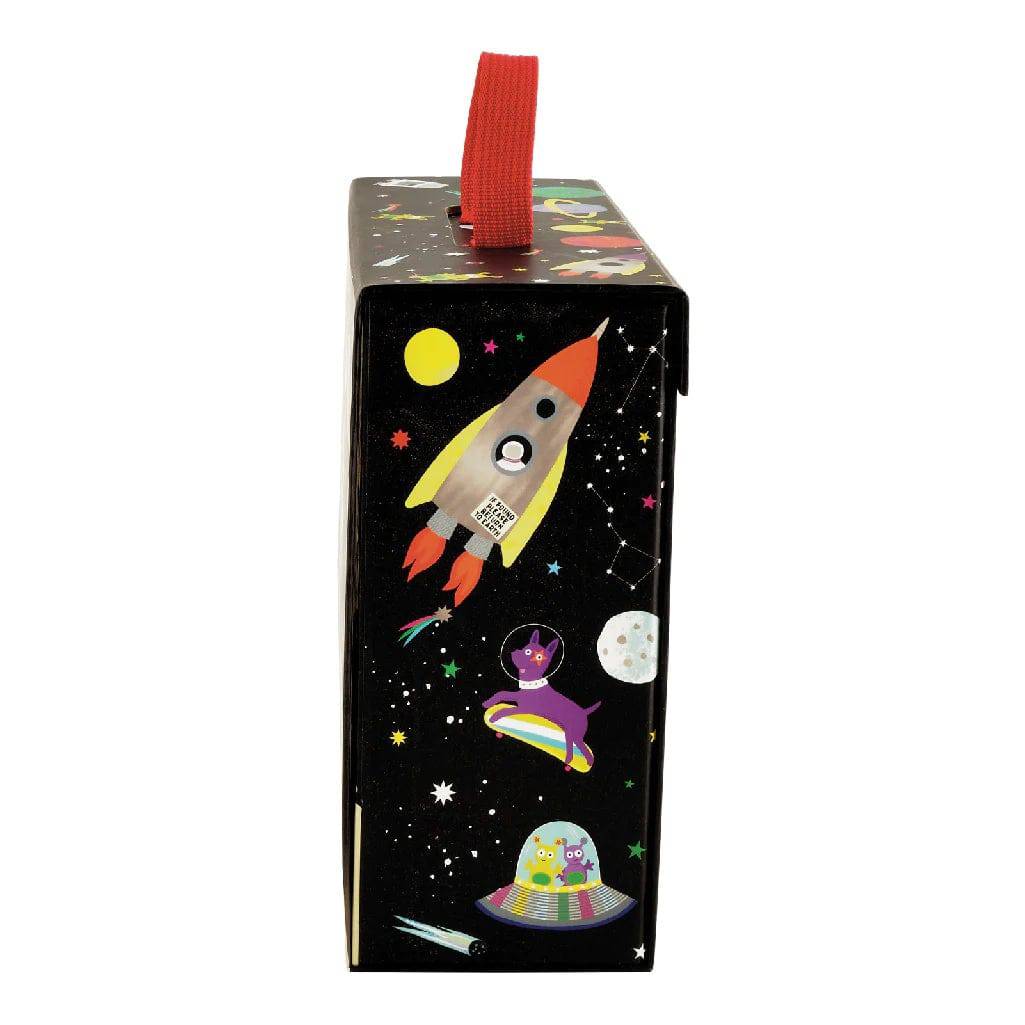 Space Playbox with Wooden Pieces - Anilas UK