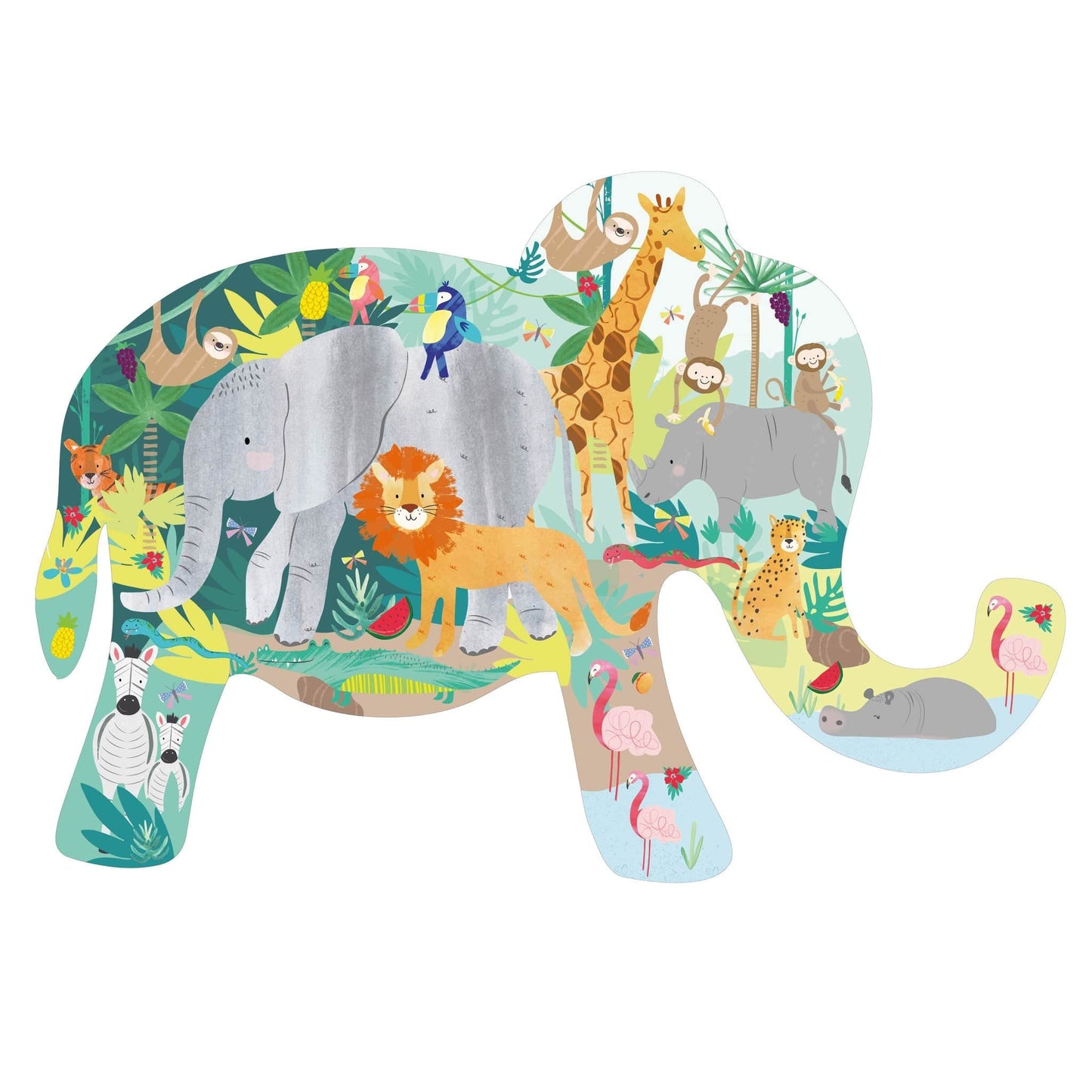 Jungle Friends Jigsaw Puzzle - Anilas UK