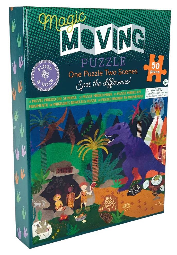 Dinosaur 50 Piece Magic Moving Puzzle - Anilas UK
